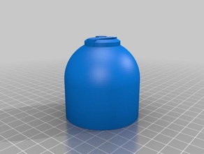 volvo tow hitch ball cover car trailer 3d print model - Mito3D