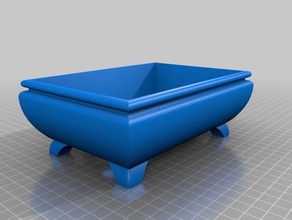 bonsai Topf ver19 Container 3d print model - Mito3D