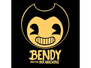 bendy ink machine logo keychain video games 3d print model - Mito3D