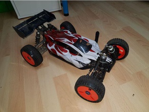 darerc buggy arrière driveframeholder v2 des véhicules osez rc rcsparepart 3d print model - Mito3D