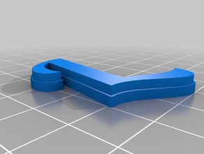 letra Schlüsselanhänger angepasst 3d print model - Mito3D