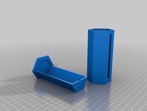 özel parametrik tüp kap benim kaplar 3d print model - Mito3D