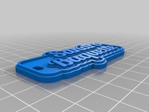 keychain sandr&atildeo keychains customized 3d print model - Mito3D