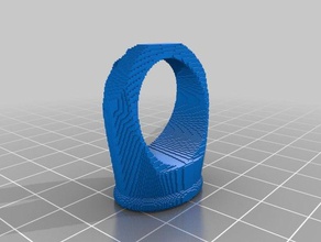 minecraft creeper ring Requisiten 3d-slash 3d print model - Mito3D
