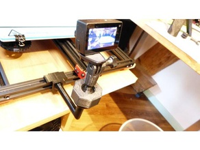 alfawise u20 gopro camera mount 3d printer parts actioncam action cam 3d print model - Mito3D