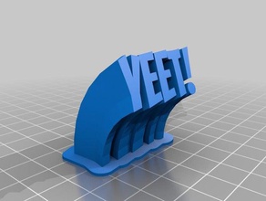 yeet office customized 3d print model - Mito3D