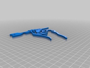 los dardos de llavero signos logotipos 3d print model - Mito3D