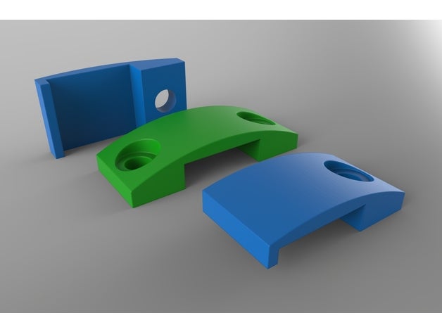 led-Streifen-Befestigung Klammer Organisation 3D print model - Mito3D