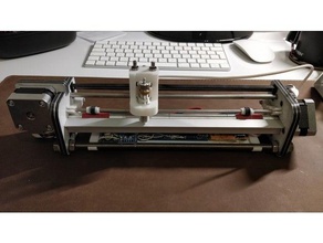 asmograf vinyl plotter hobby arm ziehen der gcode grbl Drucker cutter 3d print model - Mito3D