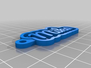 mika Schlüsselanhänger angepasst 3d print model - Mito3D