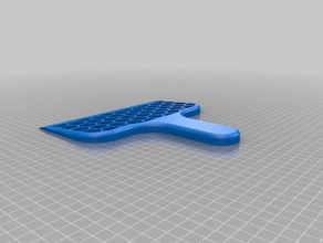 large scraper spatula 3d printing accesories easy print supportless 3d print model - Mito3D