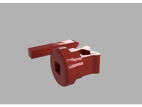 citroen ds5 hood lift clip automotive car repair replacement part 3d print model - Mito3D