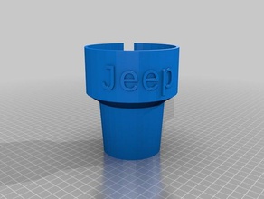2014 cherokee cup adapter household customized 3d print model - Mito3D