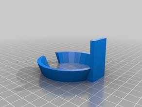 shower tube holder bathroom 3d print model - Mito3D