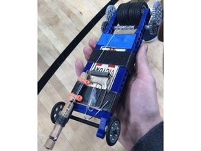 lego infundiert Mausefalle Auto 3d drucken mousetrap racer 3d print model - Mito3D