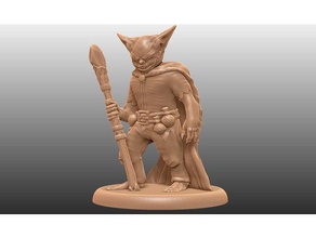 goblin caster tabletop miniature toys games boardgame creater creature critical role dnd dungeons dragons fantasy gaming gloomhaven humanoid pathfinder rpg warhammer 3d print model - Mito3D