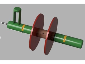 spooly-drill kompatibel mit kite-Spule engineering 3d print model - Mito3D