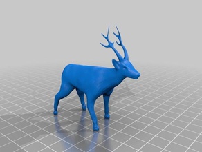 elk a los animales ciervos 3d print model - Mito3D