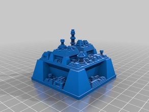 meine maßgeschneiderte futuristische Stadt-generator generator kundengebundene 3d print model - Mito3D