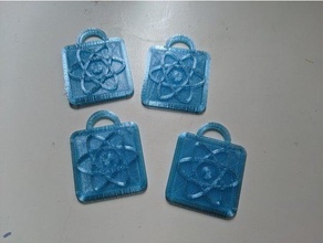 react native keychain computer science 3d print model - Mito3D