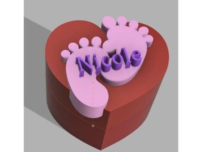 heart box nicole baby kids 3d print model - Mito3D