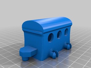 yolcu vagonu oyuncaklar oyunlar 3d print model - Mito3D