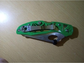 ganzo f759m scale lightened parts knife 3d print model - Mito3D