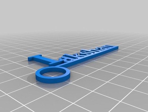 ky keychains customized 3d print model - Mito3D
