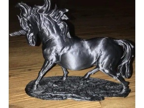 2 tombul unicorn sürümü hayvanlar sihirli büyülü tek boynuzlu at 3d print model - Mito3D