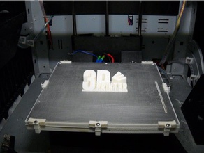 xyzprinting uso de tabela mk2b mk3 calor camas vidro 3d print model - Mito3D