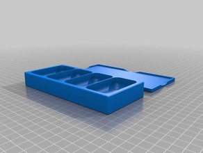 magnético parafuso caixa de 4x1 ferramenta os titulares caixas personalizado 3d print model - Mito3D