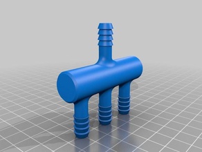 air hose splitter outdoor garden 3d print model - Mito3D