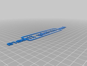 xiomas i segni loghi personalizzato 3d print model - Mito3D