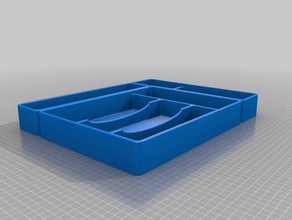 kitchen tray organizer dining 3d print model - Mito3D