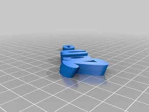 özelleştirilmiş iamburnys benim isim Anahtarlık keyfob v2text 3d print model - Mito3D