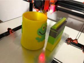 cup frog 3d print model - Mito3D