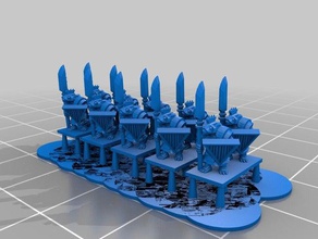 stormvermin remix epicscale fantasy ratmen wargame wargames wargaming warmaster 3d print model - Mito3D