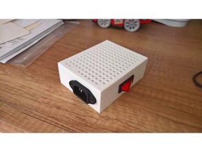 la fuente de alimentación meanwell lrs-150 cubierta caja ac dc conectores 3d impresora accesorios alojamiento lrs 150 3d print model - Mito3D