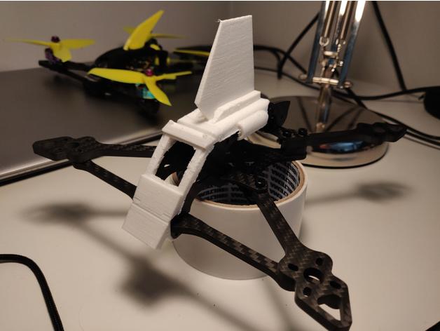 fúria droner t4a dossel rc veículos 3D print model - Mito3D