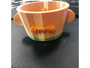 obtenez votre pot de porridge d'avoine cuisine manger 3d print model - Mito3D