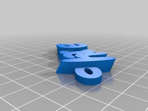haver Schlüsselanhänger angepasst 3d print model - Mito3D