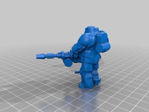 dowutin gunner 3d print model - Mito3D