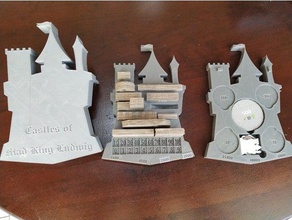 castles mad king ludwig - travel box boargames 3d print model - Mito3D