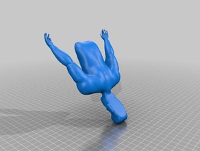 moaimuscle 3d impressão Impressora objecto estátua 3d print model - Mito3D