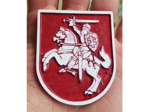 vytis coat arms lithuania coins badges national