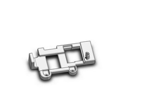quadradão pixel micro usb habitação brinquedo jogo os acessórios gameboy 3d print model - Mito3D