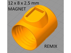 geocaching Behälter-mini-wasserdicht 12 8 25 magnet sport im freien geocache Behälter 3d print model - Mito3D