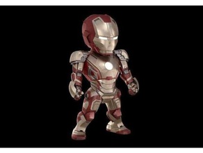 iron man chibi arte 3d print model - Mito3D