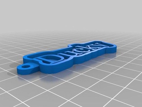 kk Anahtarlık özelleştirilmiş 3d print model - Mito3D