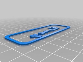 nancy sinais logotipos personalizado 3d print model - Mito3D